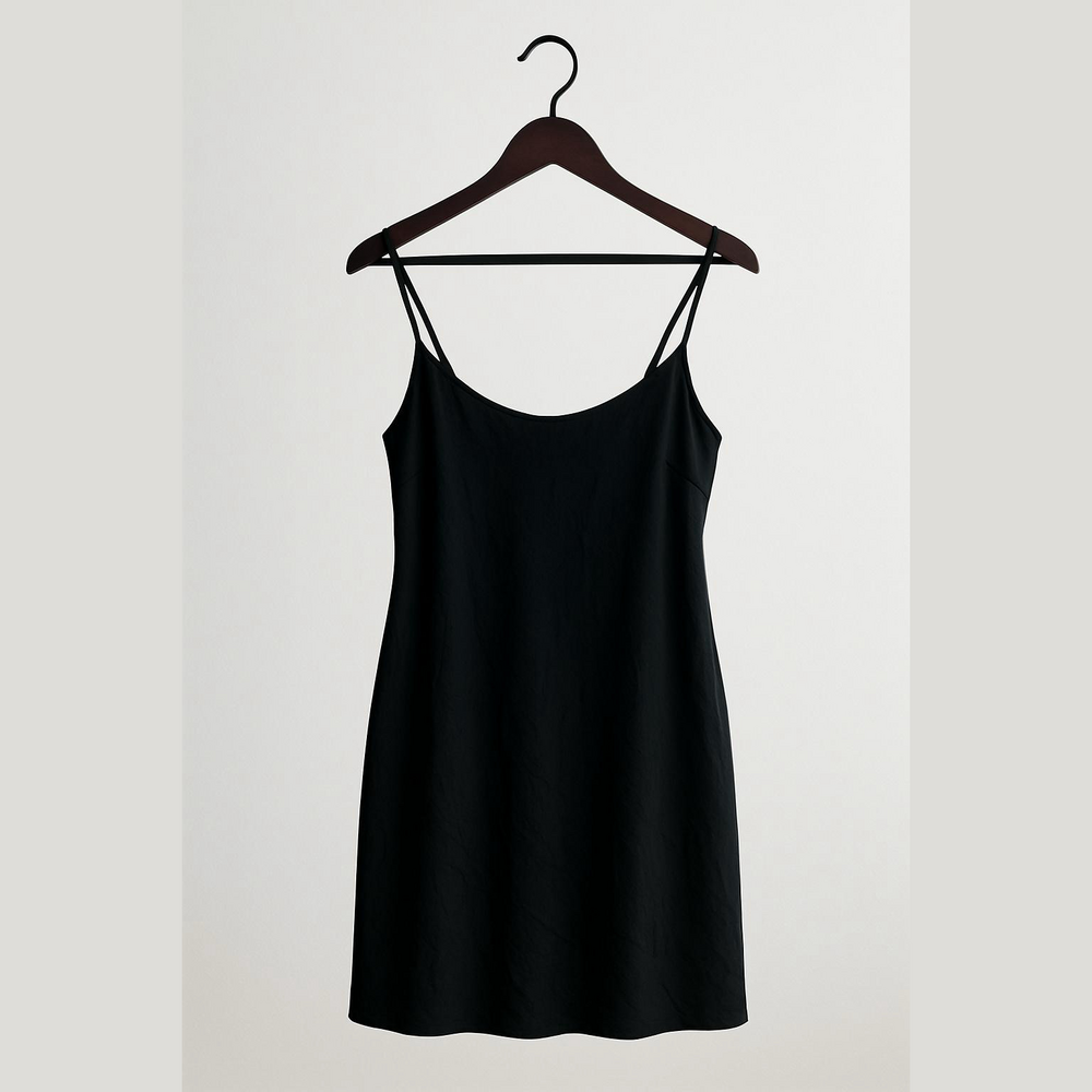 Black Spaghetti Strap Dress